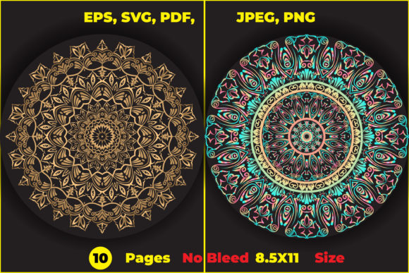10 Reduce Stress Mandala Coloring Pages Graphics Review