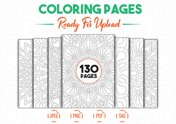 130 Mandala Coloring Pages: Graphics & Coloring Pages Amp Review