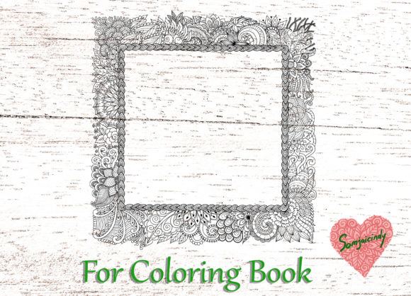 Abstract Frame 22: Graphics & Coloring Pages Amp