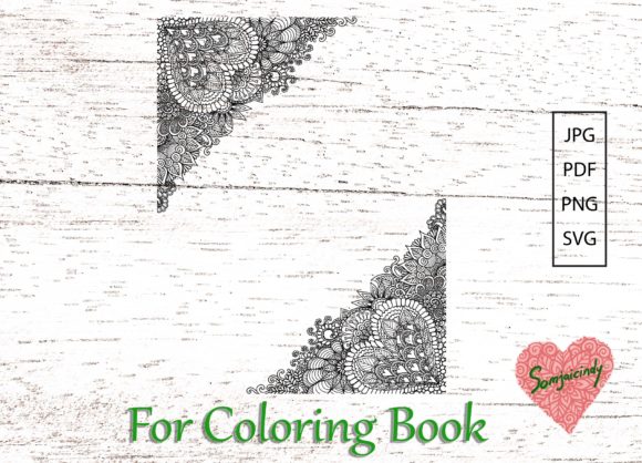Abstract Frame 5 Graphics & Coloring Pages Amp Review