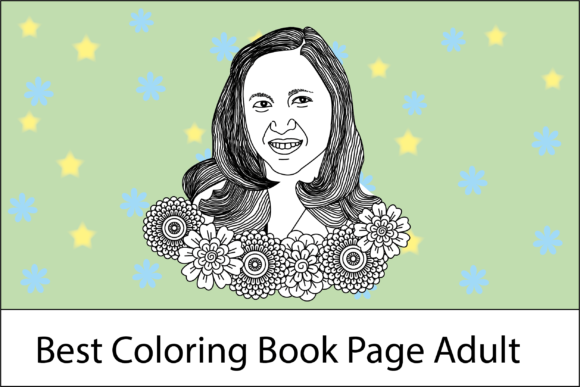 Adult Women Coloring Page: Graphics & Coloring Pages Amp