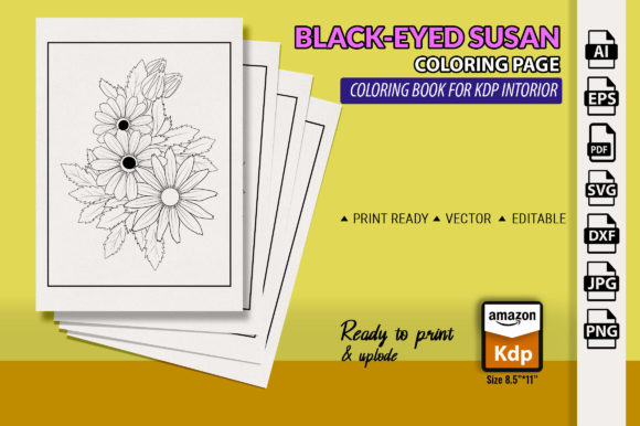 Black-Eyed Susan Graphics & Coloring Pages Amp Review