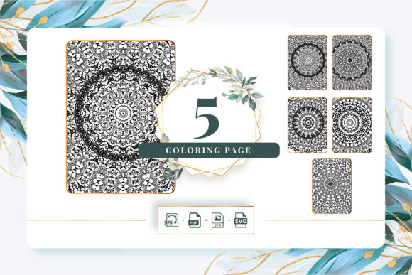 Coloring Pages Bundle KDP Pack 226: Graphics & Coloring Amp