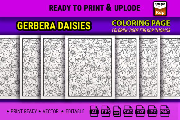 Daisy-Garbara Daisy Flower Coloring Pages Amp Graphics