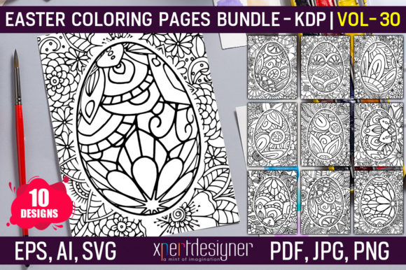 Easter Coloring Graphics & Pages Amp Vol – 30 Review