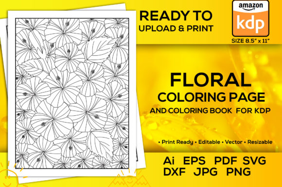 Floral Coloring Page Graphics for Coloring Pages Amp Projects
