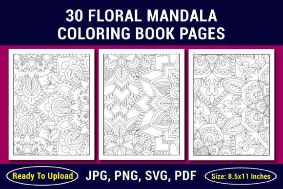 Floral Mandala Coloring Book: Graphics & Coloring Pages Amp Review