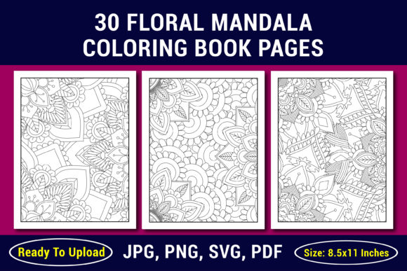 Floral Mandala Graphics & Coloring Pages Amp Review