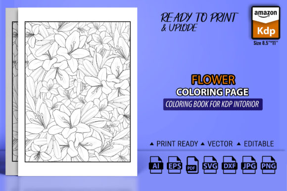 Lily s Flowers Coloring Page: Graphics & Coloring Pages Amp