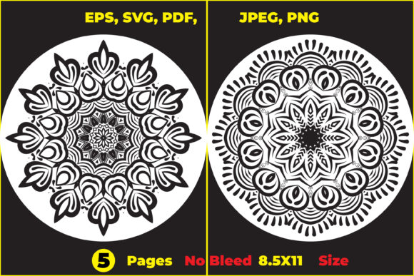 Magnificent Mandala Coloring Pages: Graphics & Coloring Pages Amp Review