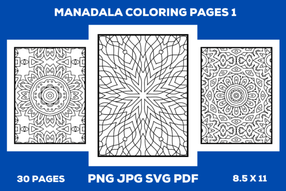 Mandala Coloring Page 1 KDP Interior Graphics Review