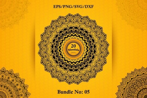 Mandala Coloring Page KPD Bundle: Graphics & Coloring Pages Amp