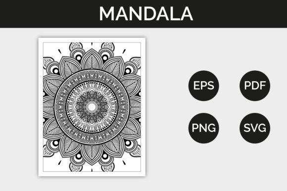 Mandala Coloring Pages Books for Adult: Amp Graphics