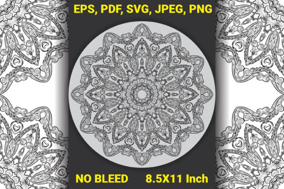 Ornamental Mandala Coloring Pages Amp Graphics Review