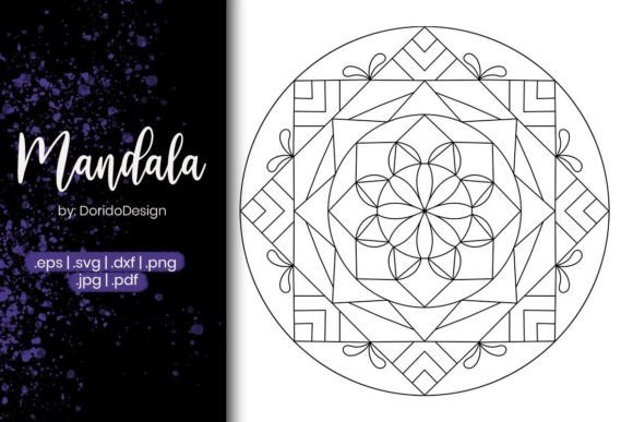 Sacred Mandala Coloring Page Vol.1: A Graphics Asset Review