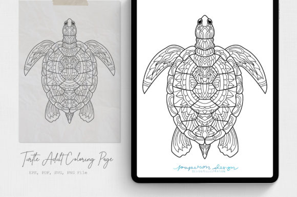 Turtle Adult Coloring Page: Honest Embroidery Design Review